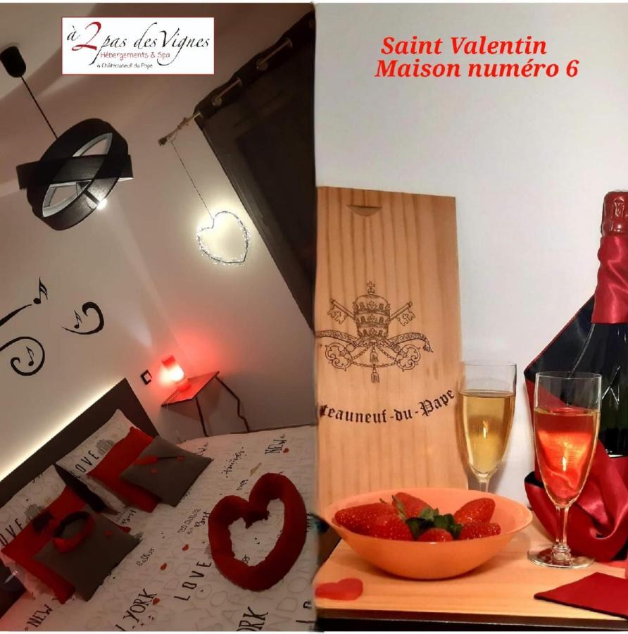 A 2 pas des vignes, hébergements et SPA à Châteauneuf du Pape, maison numéro 6 Esterno foto