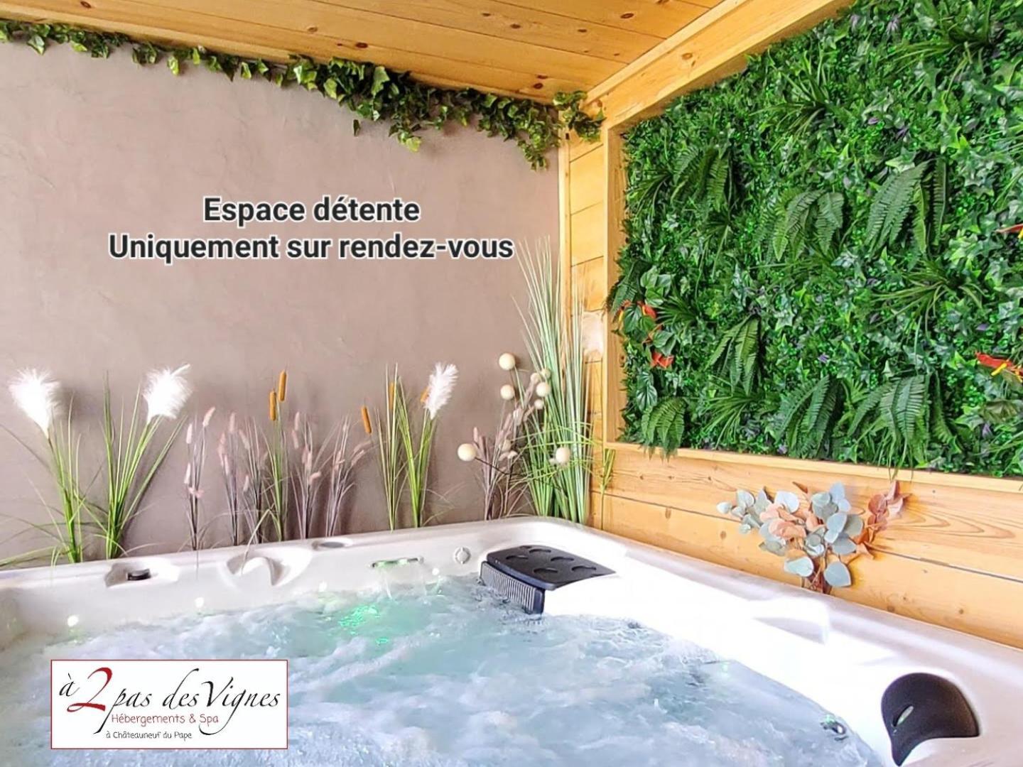 A 2 pas des vignes, hébergements et SPA à Châteauneuf du Pape, maison numéro 6 Esterno foto