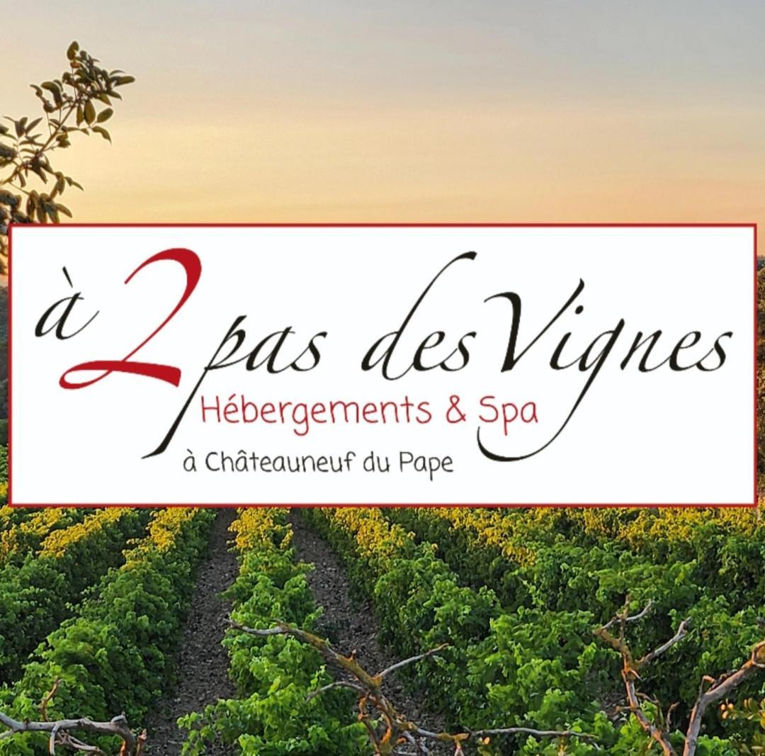 A 2 pas des vignes, hébergements et SPA à Châteauneuf du Pape, maison numéro 6 Esterno foto